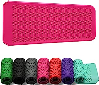 Best hair curling iron mats