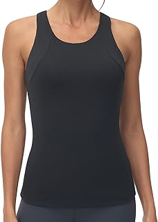 Best yoga top for women with built in bra