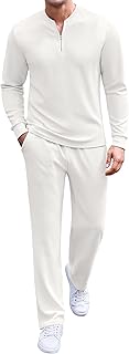 Best sweatsuit for men 2 piece polo